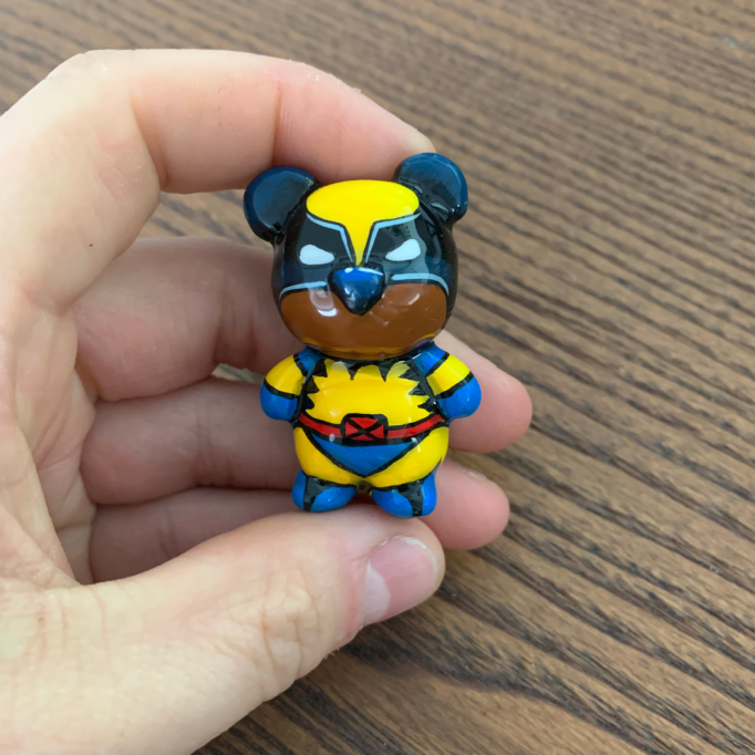 BubbleButtBear Magnet Wolverine  
