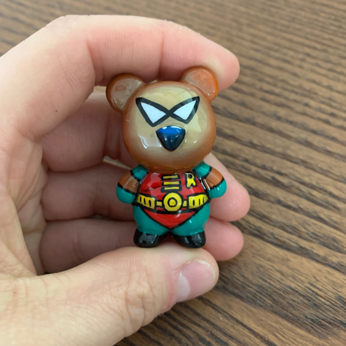 BubbleButtBear Magnet - Robin