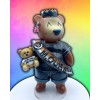 BubbleButtBear Figurine - Custom sculpting and painting