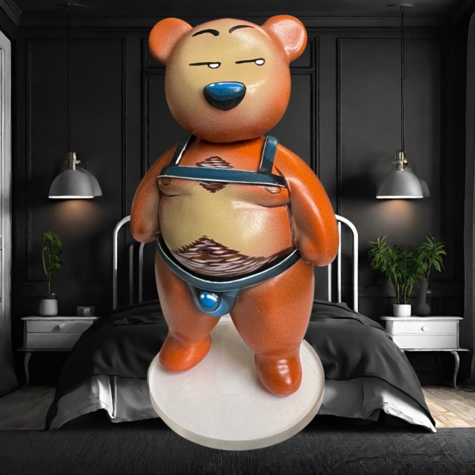 BubbleButtBear Figurine - Harness