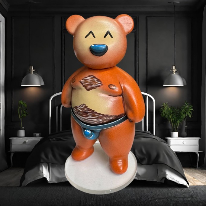BubbleButtBear Figurine - Jockstrap