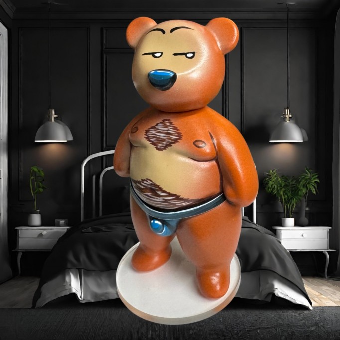 BubbleButtBear Figurine - Jockstrap