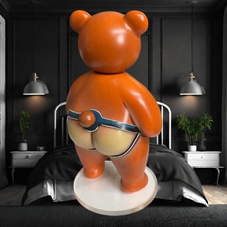 BubbleButtBear Figurine - Jockstrap