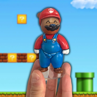 BubbleButtBear Figurine - Mario