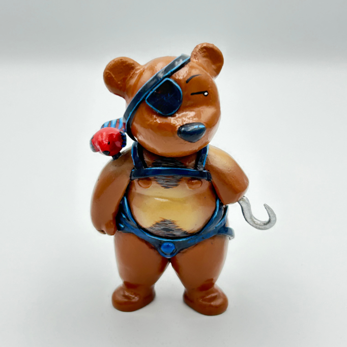 BubbleButtBear Figurine - Pirate