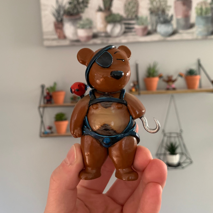 BubbleButtBear Figurine - Pirate