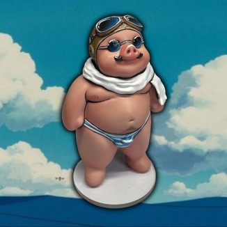 BubbleButtBear Figurine - Porco Rosso